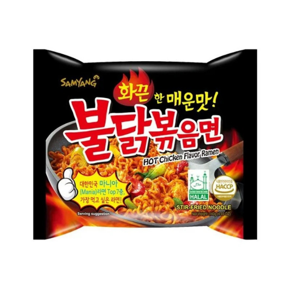 Samyang Buldak Hot Chicken Ramen Fire Noodles 140g