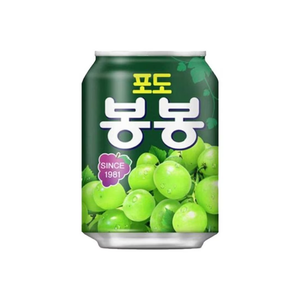 Haitai Grape Bong Bong Juice 238ml Can