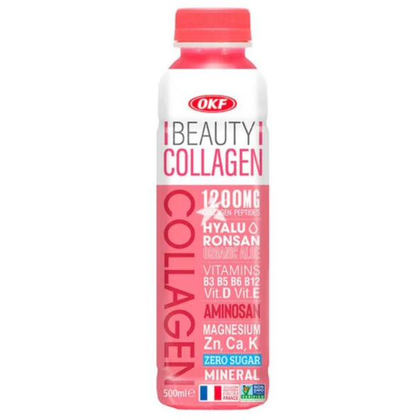 OKF Beauty Collagen Zero Sugar Drink Pack of 20 (500ml x 20bottles) Collagen Drink- Korean Drink- Korean Beverage